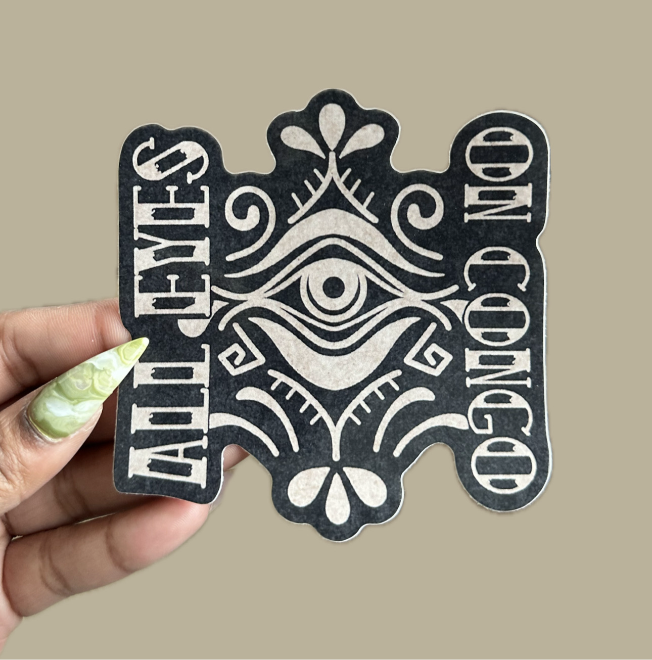 “ALL EYES ON CONGO” Sticker